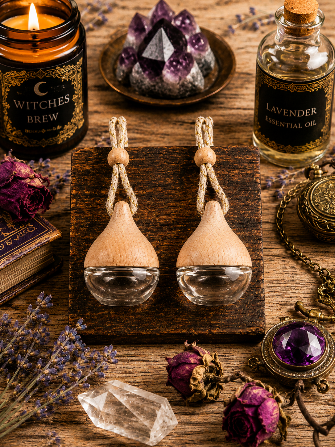 Crystal Tear Drop Car Diffuser