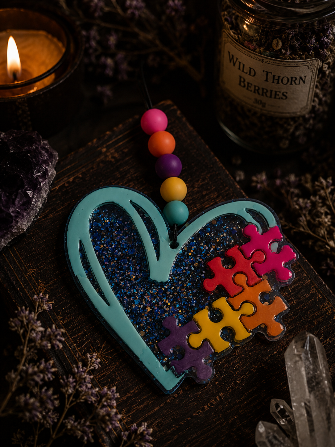 Large Autism Heart Freshie Car/ Room Air Freshener