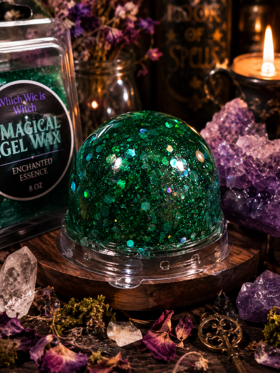 Gel Wax Domes (Mixing Ladle Leftovers) 4oz