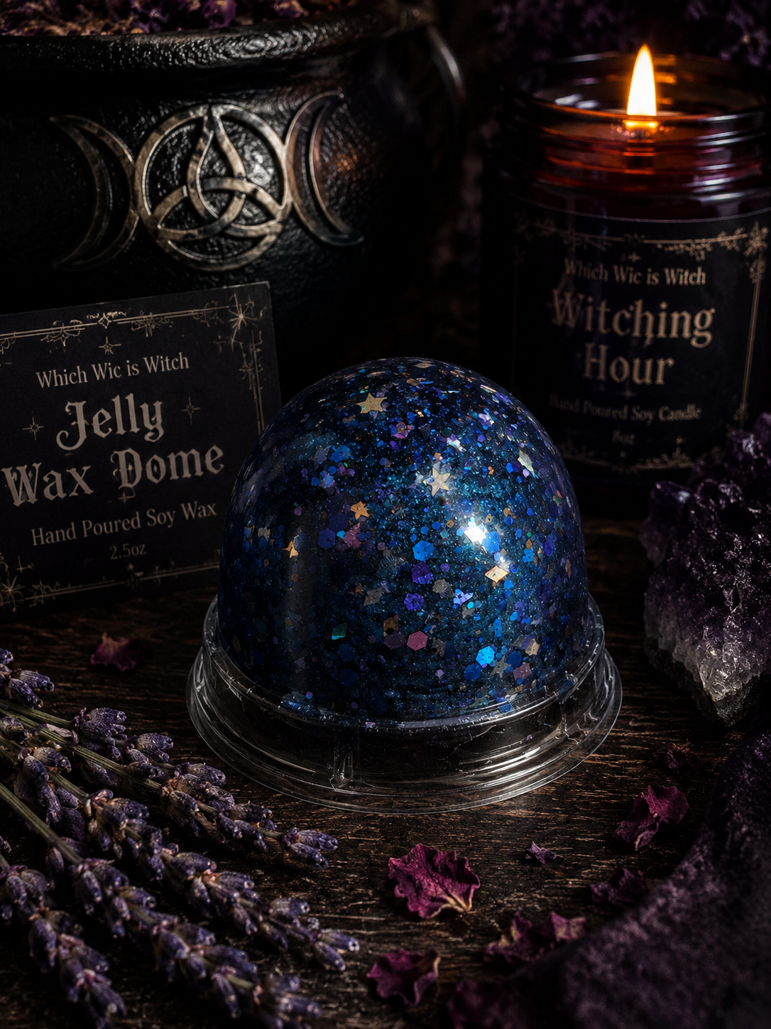 Gel Wax Domes (Mixing Ladle Leftovers) 4oz