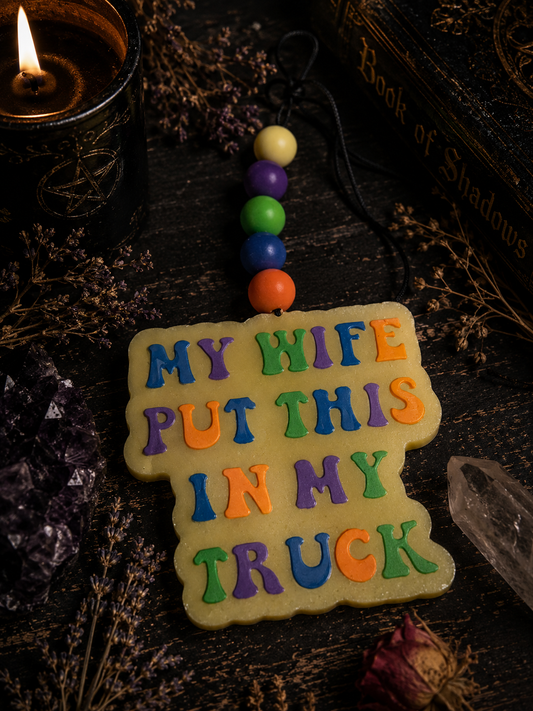 Large My Wife Freshie Car/ Room Air Freshener