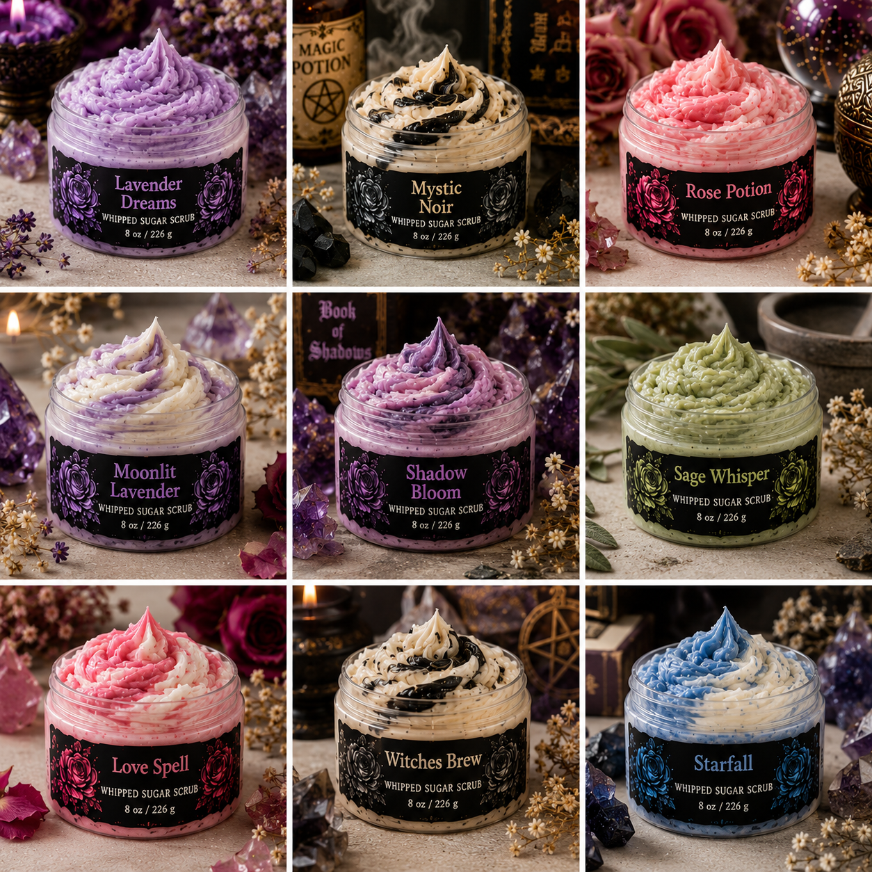 Whipped Foaming Sugar Scrub 8oz